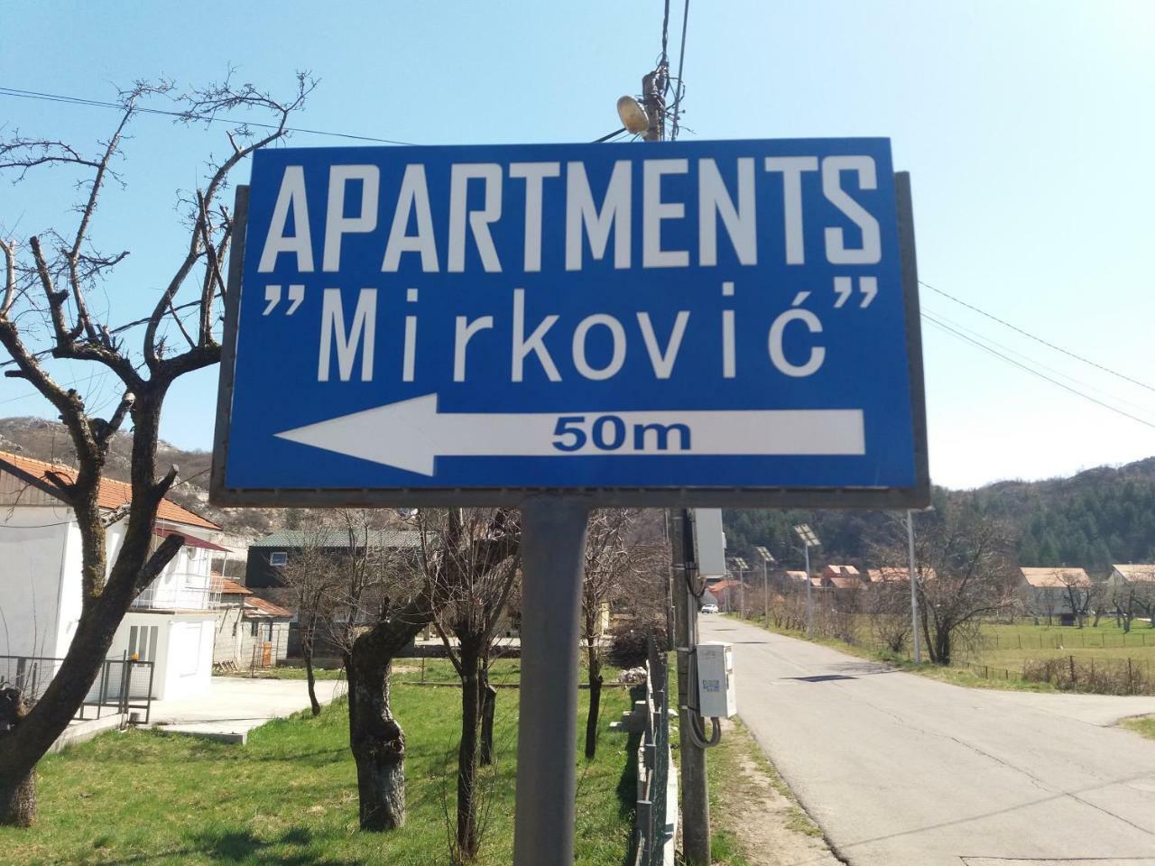 Apartments Mirkovic Cetinje Exterior photo